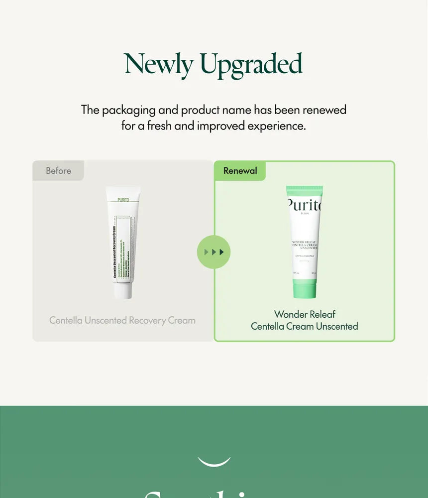 Purito Seoul Wonder Releaf Centella Cream Unscented 50ml